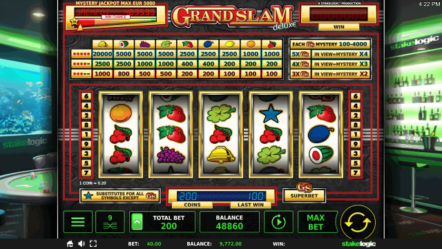 Характеристики слота Grand Slam Deluxe 7