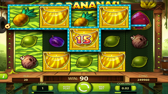 Бонусная игра Go Bananas! 5