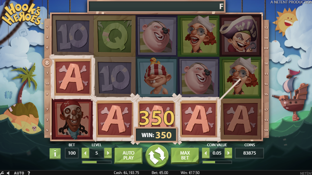Бонусная игра Hook's Heroes 10
