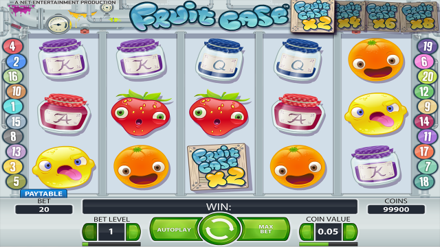 Характеристики слота Fruit Case 9
