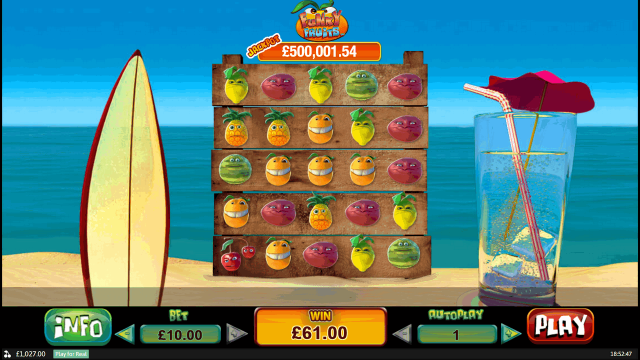 Бонусная игра Funky Fruits 5