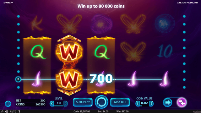 Игровой интерфейс Sparks 10