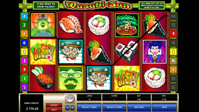 Игровой интерфейс Wasabi-San 7
