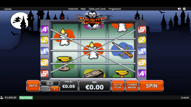 Игровой интерфейс Haunted House 1