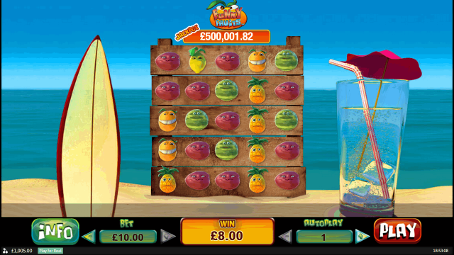 Характеристики слота Funky Fruits 6
