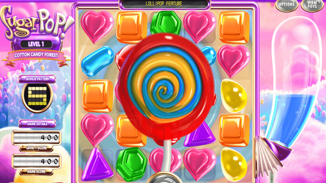 Игровой интерфейс Sugar Pop 3