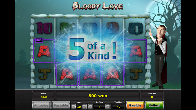 Характеристики слота Bloody Love 9
