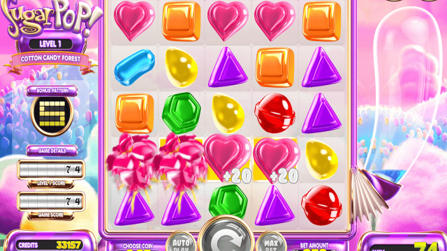 Игровой интерфейс Sugar Pop 2