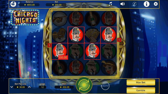 Бонусная игра Chicago Nights 10