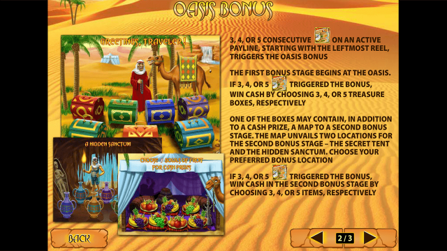 Характеристики слота Desert Treasure II 4