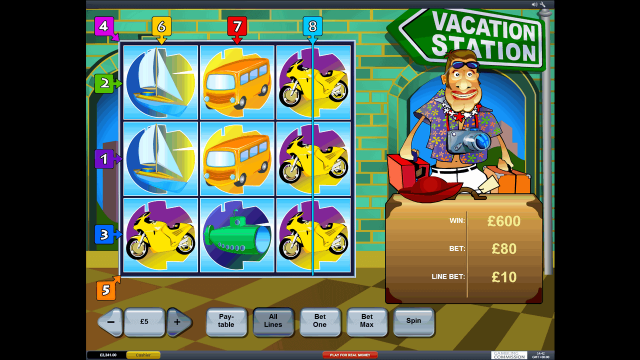 Бонусная игра Vacation Station 5