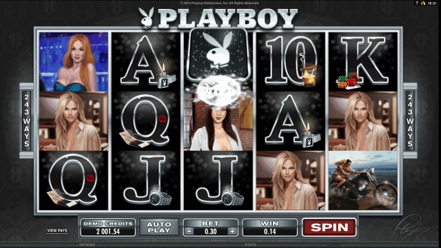 Характеристики слота Playboy 2