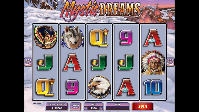 Характеристики слота Mystic Dreams 1