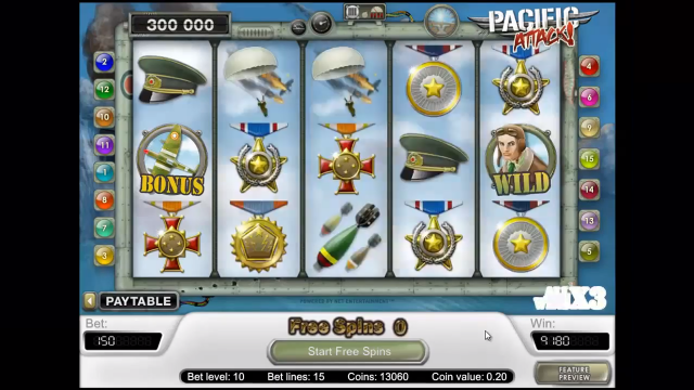 Игровой интерфейс Pacific Attack 6