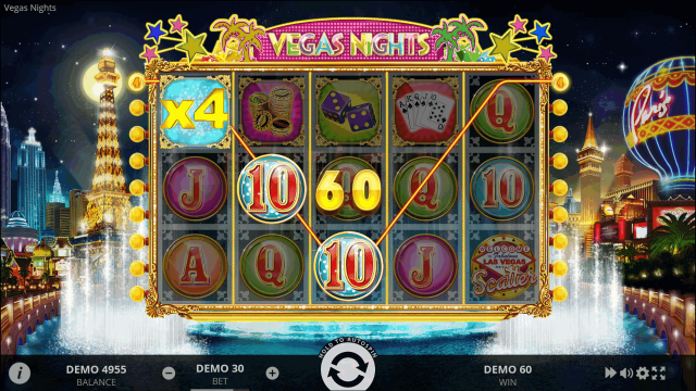 Игровой интерфейс Vegas Nights 1