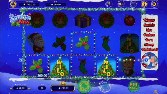 Игровой интерфейс Santa's Kiss 6