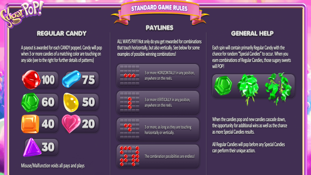 Бонусная игра Sugar Pop 9