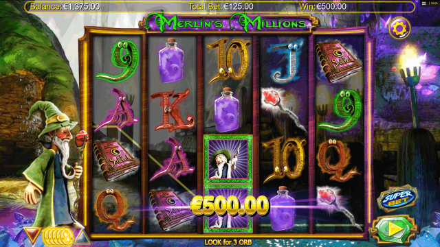 Характеристики слота Merlin's Millions 8