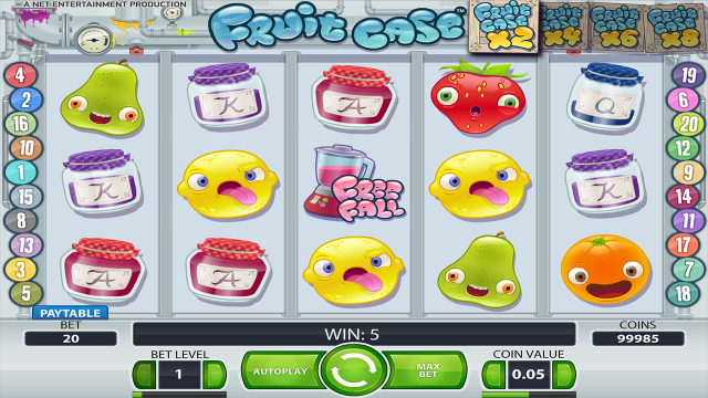 Характеристики слота Fruit Case 7