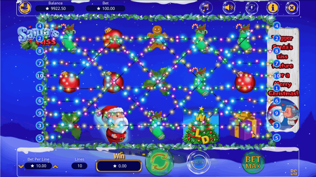 Характеристики слота Santa's Kiss 5