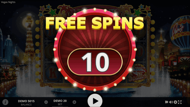 Игровой интерфейс Vegas Nights 3