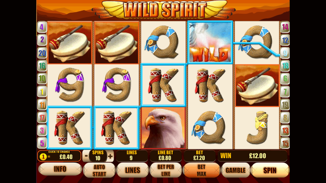 Игровой интерфейс Wild Spirit 9